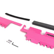 Load image into Gallery viewer, PERRIN 15-21 Subaru WRX/STI Radiator Shroud (With OEM Intake Scoop) - Hyper Pink - Side View