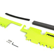 Load image into Gallery viewer, PERRIN 15-21 Subaru WRX/STI Radiator Shroud (With OEM Intake Scoop) - Neon Yellow - Installation View