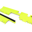 Load image into Gallery viewer, PERRIN 15-21 Subaru WRX/STI Radiator Shroud (With/Without OEM Intake Scoop) - Neon Yellow - Back View