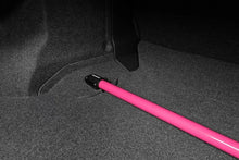 Load image into Gallery viewer, PERRIN 15-21 Subaru WRX/STI Rear Shock Tower Brace - Hyper Pink - Installation View