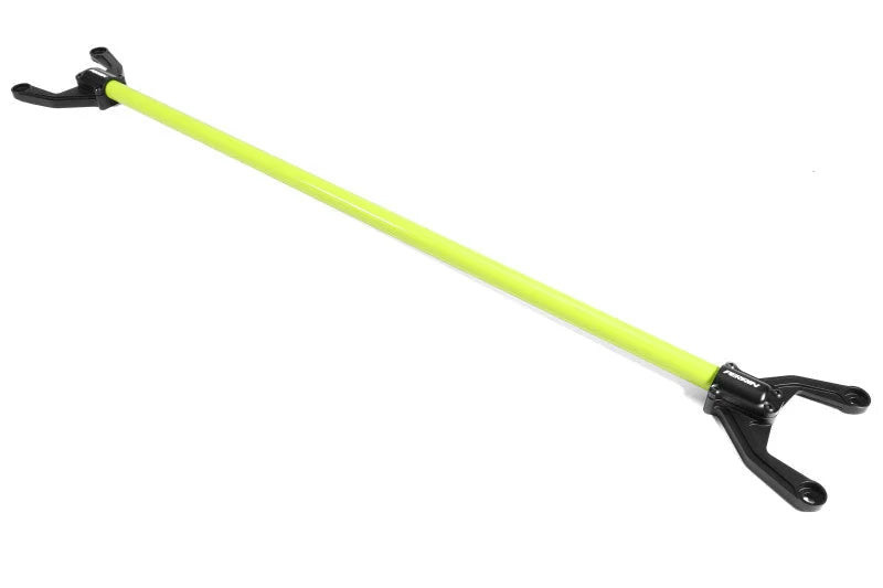 PERRIN 15-21 Subaru WRX/STI Rear Shock Tower Brace - Neon Yellow - Installation View