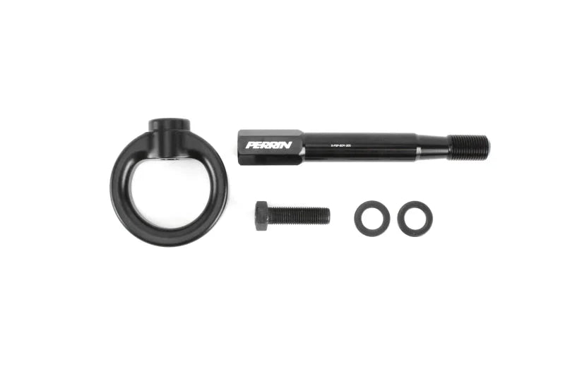 PERRIN 15-21 Subaru WRX/STI Tow Hook Kit (Rear) - Black - Main Product View