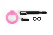 Load image into Gallery viewer, PERRIN 15-21 Subaru WRX/STI Tow Hook Kit (Rear) - Hyper Pink - Back View