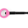 Load image into Gallery viewer, PERRIN 15-21 Subaru WRX/STI Tow Hook Kit (Rear) - Hyper Pink - Installation View
