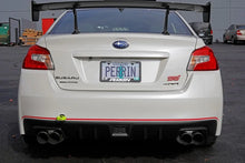 Load image into Gallery viewer, PERRIN 15-21 Subaru WRX/STI Tow Hook Kit (Rear) - Neon Yellow - Back View