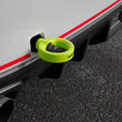 Load image into Gallery viewer, PERRIN 15-21 Subaru WRX/STI Tow Hook Kit (Rear) - Neon Yellow - Installation View