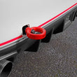 Load image into Gallery viewer, PERRIN 15-21 Subaru WRX/STI Tow Hook Kit (Rear) - Red - Back View