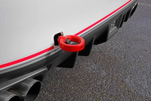 Load image into Gallery viewer, PERRIN 15-21 Subaru WRX/STI Tow Hook Kit (Rear) - Red - Back View