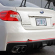 Load image into Gallery viewer, PERRIN 15-21 Subaru WRX/STI Tow Hook Kit (Rear) - Red - Additional View 5