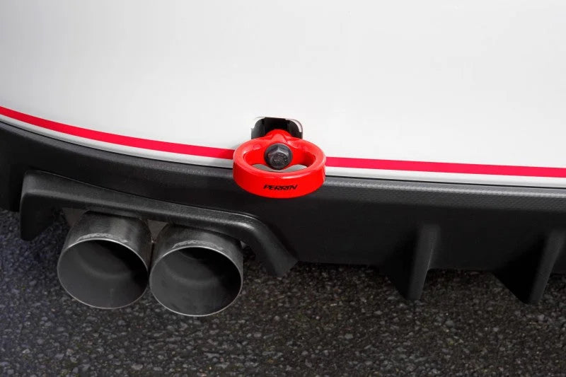 PERRIN 15-21 Subaru WRX/STI Tow Hook Kit (Rear) - Red - Additional View 7