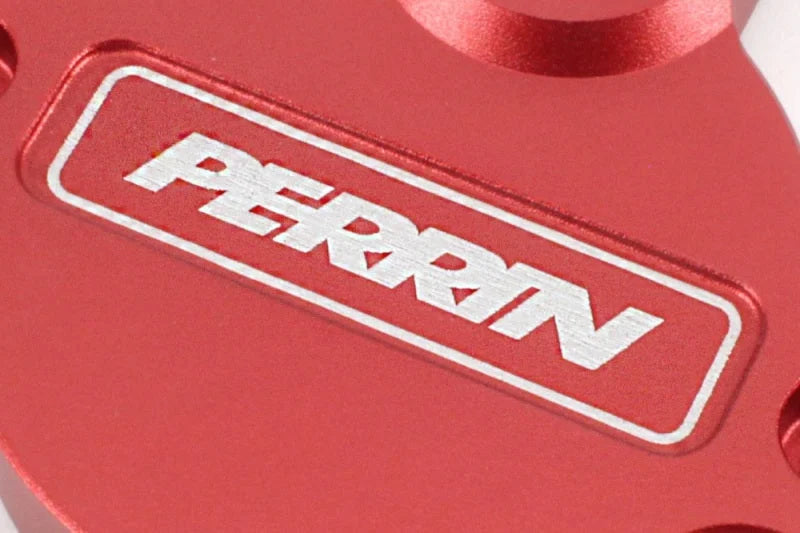 PERRIN 15-25 Subaru WRX / 04-18 Forester / 20-25 OBXT & LGXT Cam Solenoid Cover - Red - Side View