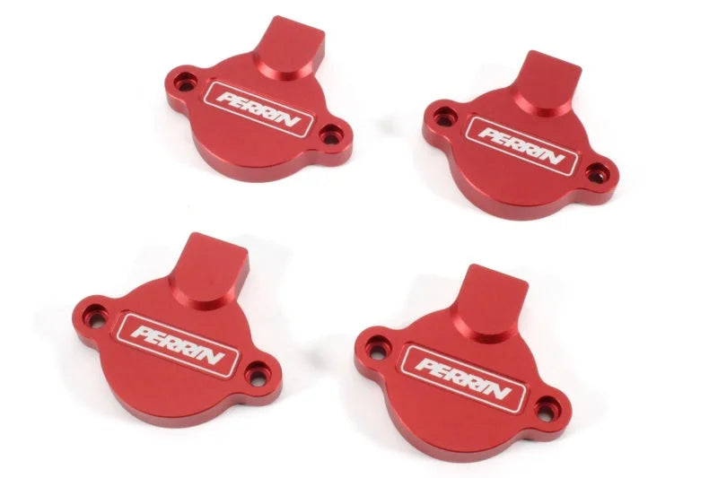 PERRIN 15-25 Subaru WRX / 04-18 Forester / 20-25 OBXT & LGXT Cam Solenoid Cover - Red - Back View