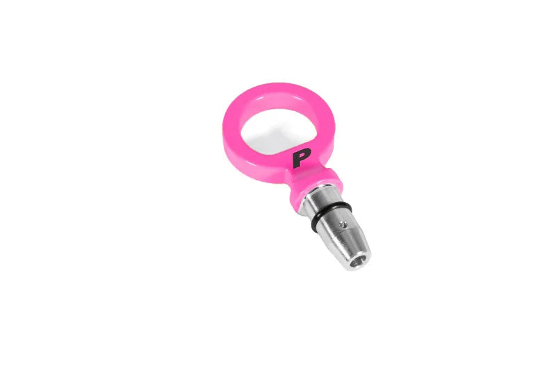 PERRIN 15-25 Subaru WRX & 13-25 BRZ/FR-S/86/GR86 Dipstick Handle Loop Style - Hyper Pink - Back View
