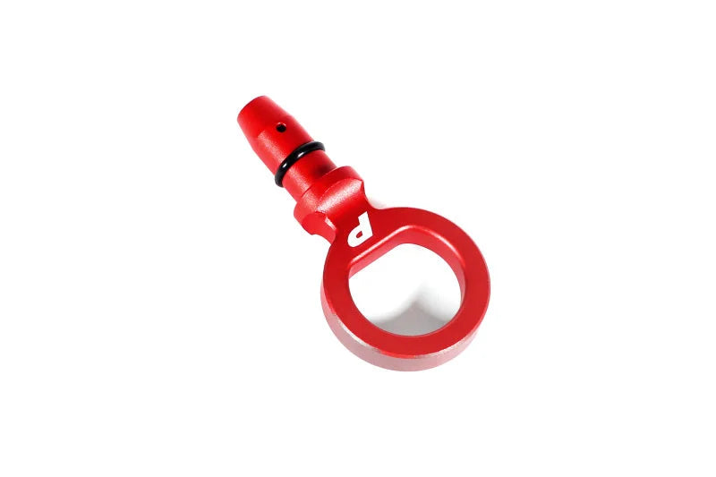 PERRIN 15-25 Subaru WRX & 13-25 BRZ/FR-S/86/GR86 Dipstick Handle Loop Style - Red - Side View