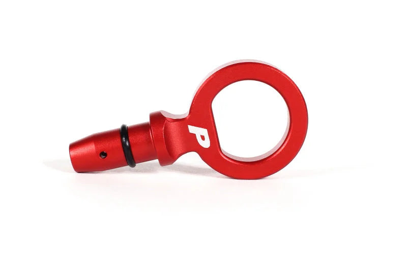 PERRIN 15-25 Subaru WRX & 13-25 BRZ/FR-S/86/GR86 Dipstick Handle Loop Style - Red - Back View