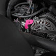 Load image into Gallery viewer, PERRIN 15-25 Subaru WRX &amp; 13-25 BRZ/FR-S/86/GR86 Dipstick Handle P Style - Hyper Pink - Installation View