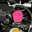 Load image into Gallery viewer, PERRIN 15-25 Subaru WRX &amp; 13-25 BRZ/FR-S/86/GR86 Oil Filter Cover - Hyper Pink - Back View