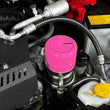 Load image into Gallery viewer, PERRIN 15-25 Subaru WRX &amp; 13-25 BRZ/FR-S/86/GR86 Oil Filter Cover - Hyper Pink - Installation View
