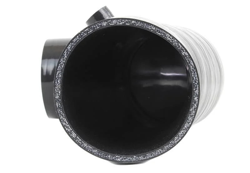 PERRIN 17-20 Subaru BRZ / Toyota 86 (Manual Only) Inlet Hose - Black - Back View