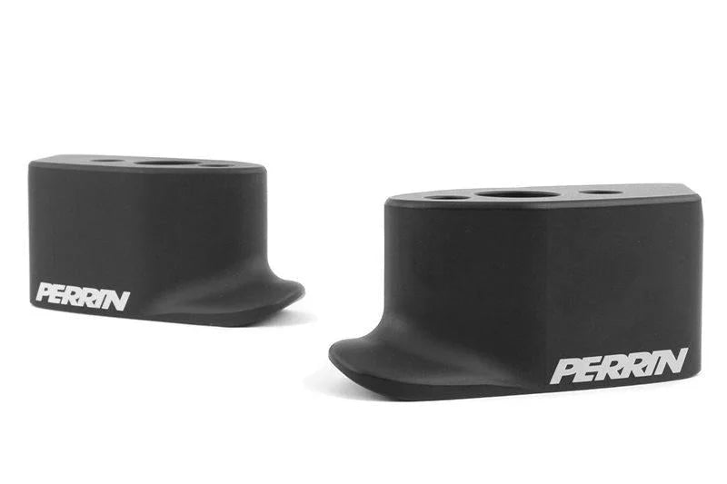 PERRIN 17-20 Subaru BRZ Wing Riser Kit - Black (Will Not Work With 86/GR86) - Side View