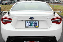 Load image into Gallery viewer, PERRIN 17-20 Subaru BRZ Wing Riser Kit - Black (Will Not Work With 86/GR86) - Installation View