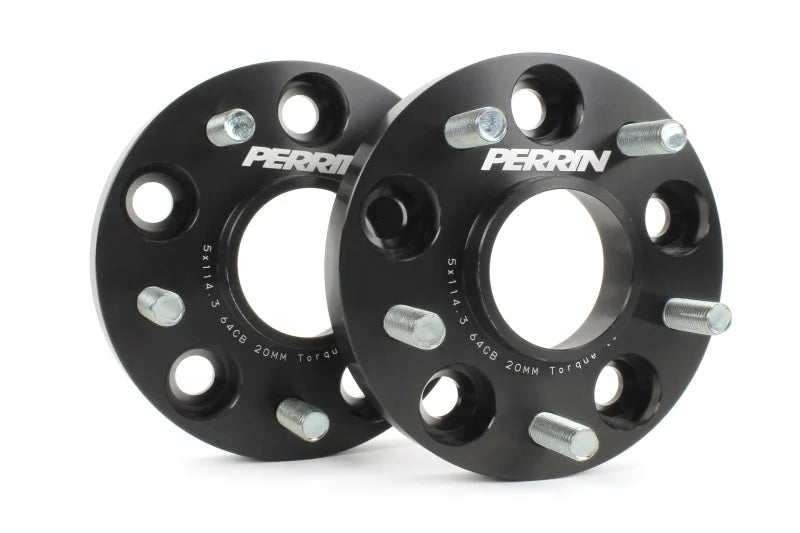 PERRIN 17-21 Honda Civic Si / 22-26 Acura Integra 64.1mm 5x114.3 Wheel Spacers 20mm - Pair - Main Product View