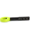 Load image into Gallery viewer, PERRIN 17-21 Honda Civic Si/Type R/Touring/Hatchback Tow Hook Kit Front - Neon Yellow - Side View