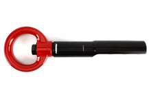 Load image into Gallery viewer, PERRIN 17-21 Honda Civic Si/Type R/Touring/Hatchback Tow Hook Kit Front - Red - Side View