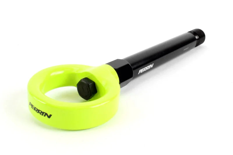 PERRIN 17-21 Honda Civic Si/Type R/Touring/Hatchback Tow Hook Kit Rear - Neon Yellow - Additional View 5