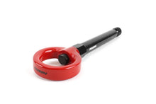 Load image into Gallery viewer, PERRIN 17-21 Honda Civic Si/Type R/Touring/Hatchback Tow Hook Kit Rear - Red - Back View