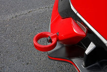 Load image into Gallery viewer, PERRIN 17-21 Honda Civic Si/Type R/Touring/Hatchback Tow Hook Kit Rear - Red - Additional View 6