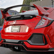 Load image into Gallery viewer, PERRIN 17-21 Honda Civic Si/Type R/Touring/Hatchback Tow Hook Kit Rear - Red - Additional View 7