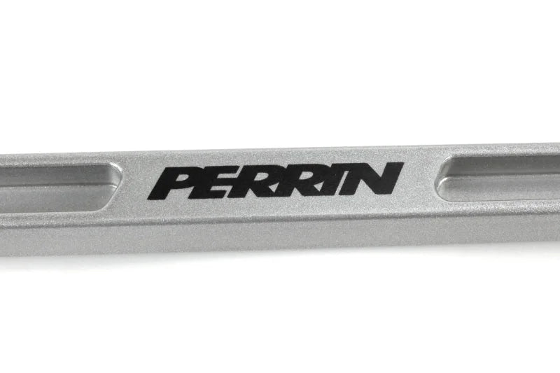 PERRIN 17-21 Honda Civic Type R Battery Tie Down - Silver - Side View