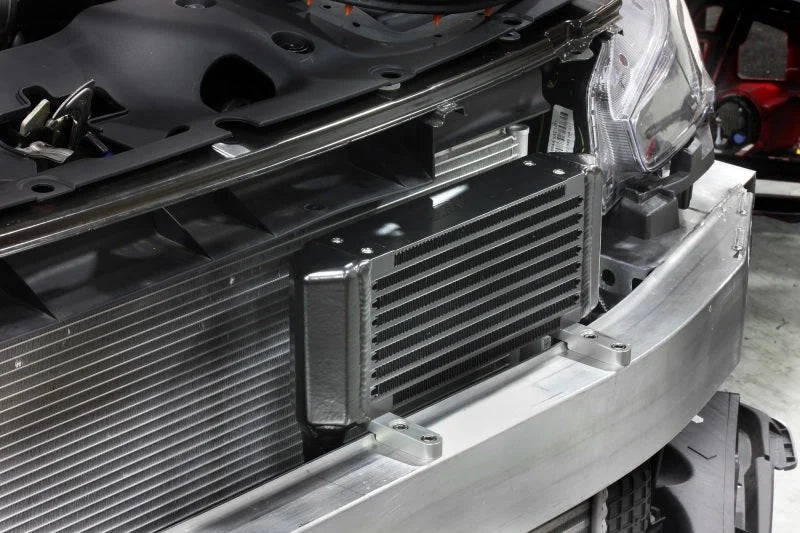 PERRIN 17-21 Honda Civic Type R Oil Cooler Kit - Back View