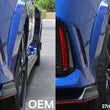 Load image into Gallery viewer, PERRIN 17-25 Honda Civic Type R / 22-26 Acura Integra Type S 64.1mm 5x120 Wheel Spacers 27mm - Pair - Back View