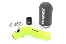 Load image into Gallery viewer, PERRIN 18-21 Subaru STI Cold Air Intake - Neon Yellow - Side View