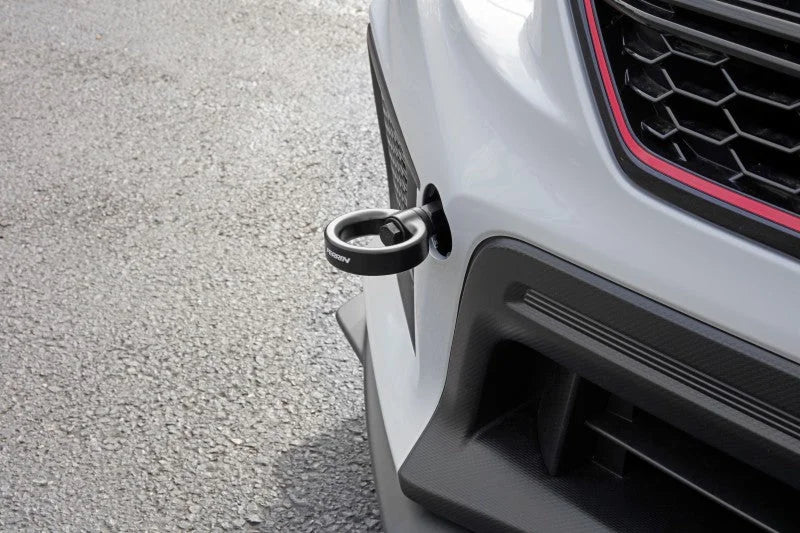 PERRIN 18-21 Subaru WRX & STI / 13-25 BRZ / 17-20 Toyota 86 Tow Hook Kit (Front) - Flat Black - Additional View 8