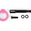 Load image into Gallery viewer, PERRIN 18-21 Subaru WRX &amp; STI / 13-25 BRZ / 17-20 Toyota 86 Tow Hook Kit (Front) - Hyper Pink - Back View