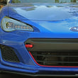 Load image into Gallery viewer, PERRIN 18-21 Subaru WRX &amp; STI / 13-25 BRZ / 17-20 Toyota 86 Tow Hook Kit (Front) - Red - Back View