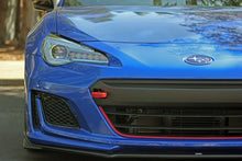 Load image into Gallery viewer, PERRIN 18-21 Subaru WRX &amp; STI / 13-25 BRZ / 17-20 Toyota 86 Tow Hook Kit (Front) - Red - Back View