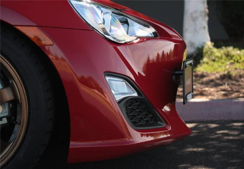 PERRIN 18-21 Subaru WRX/STI & 13-20 BRZ / 17-20 Toyota 86 & 13-16 FR-S License Plate Relocation Kit - Installation View