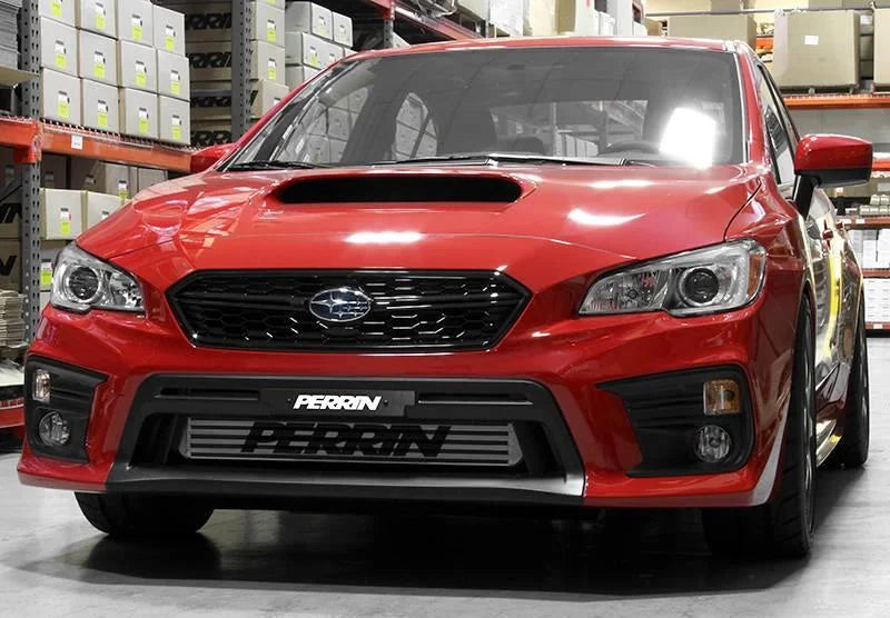 PERRIN 18-21 Subaru WRX/STI License Plate Delete - Black - Side View