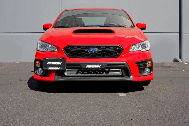 PERRIN 18-21 Subaru WRX/STI (w/FMIC ONLY) License Plate Relocation Kit - Main Product View