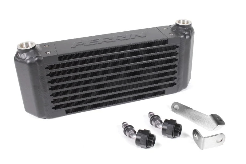 PERRIN 20-25 Subaru Outback XT (Incl. 22-25 Wilderness) & Legacy XT CVT Trans Oil Cooler Full Kit - Side View