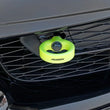 Load image into Gallery viewer, PERRIN 20-25 Toyota Supra Tow Hook Kit (Front) - Neon Yellow - Side View
