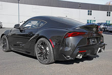 Load image into Gallery viewer, PERRIN 20-25 Toyota Supra Tow Hook Kit (Rear) - Black - Installation View