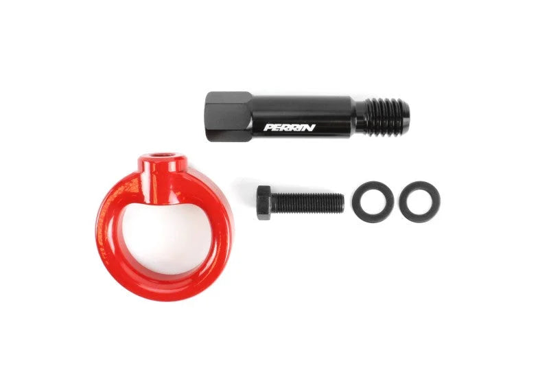 PERRIN 20-25 Toyota Supra Tow Hook Kit (Rear) - Red - Additional View 7