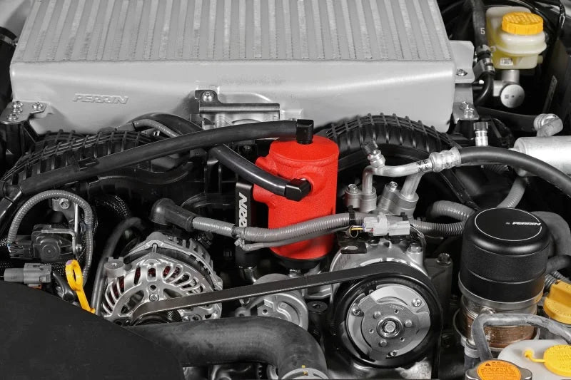 PERRIN 22-24 Subaru WRX Air Oil Separator - Black - Additional View 14