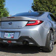 Load image into Gallery viewer, PERRIN 22-25 Subaru BRZ / Toyota GR86 Axle Back Exhaust SS (Single Side Exit w/Helmholtz Chamber) - Side View