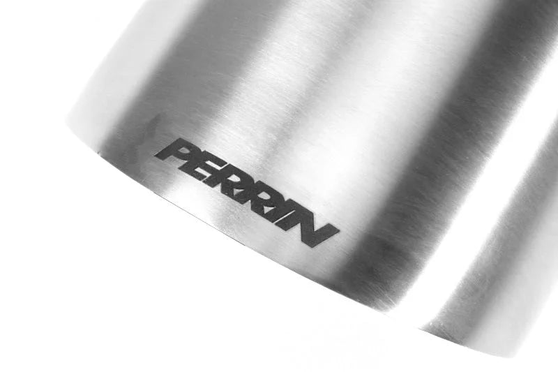 PERRIN 22-25 Subaru BRZ / Toyota GR86 Axle Back Exhaust SS (Single Side Exit w/Helmholtz Chamber) - Installation View